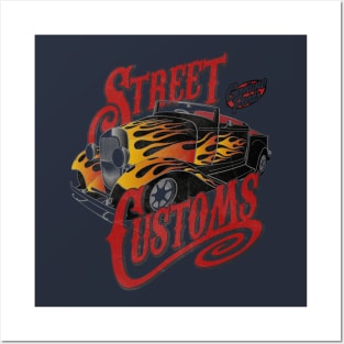 STREET CUSTOMS RIDE Posters and Art